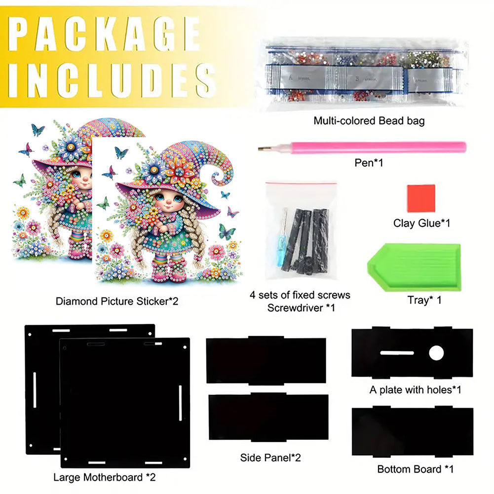 Cat Diamond Painting Money Saving Box Diamond Painting Change Holder Case Decors