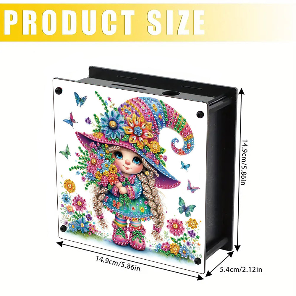 Cat Diamond Painting Money Saving Box Diamond Painting Change Holder Case Decors