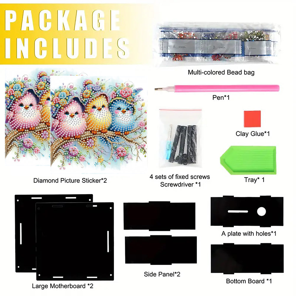 Cat Diamond Painting Money Saving Box Diamond Painting Change Holder Case Decors