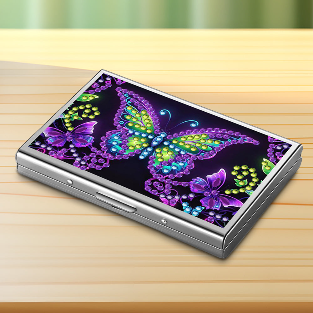 Diamond Painting Credit Card Holder Tree Business Card Holder for Outdoor Travel