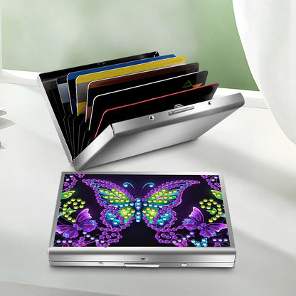 Diamond Painting Credit Card Holder Tree Business Card Holder for Outdoor Travel