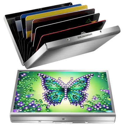 Diamond Painting Credit Card Holder Tree Business Card Holder for Outdoor Travel