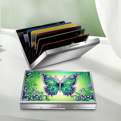 Diamond Painting Credit Card Holder Tree Business Card Holder for Outdoor Travel