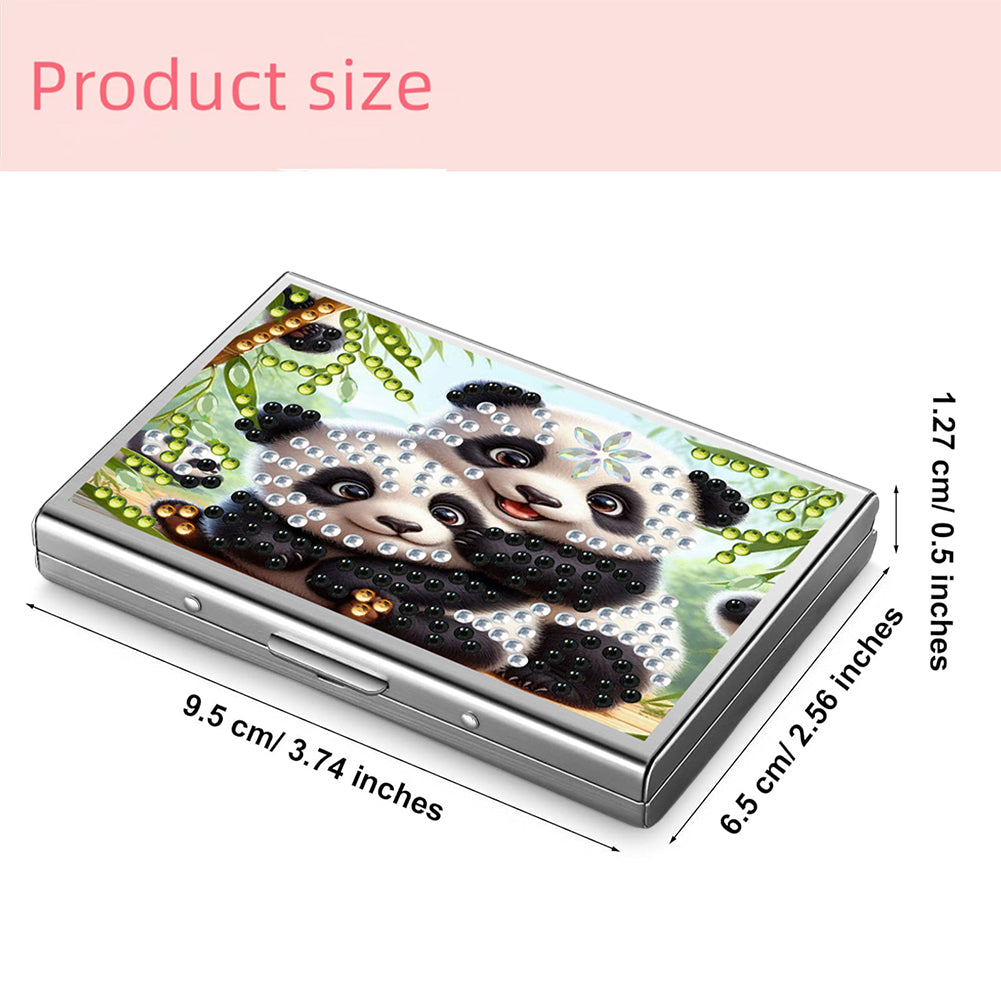 Diamond Painting Credit Card Holder Tree Business Card Holder for Outdoor Travel
