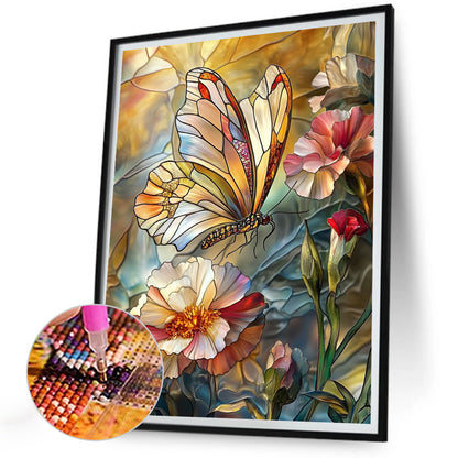 Butterfly - Full Round Drill Diamond Painting 30*40CM