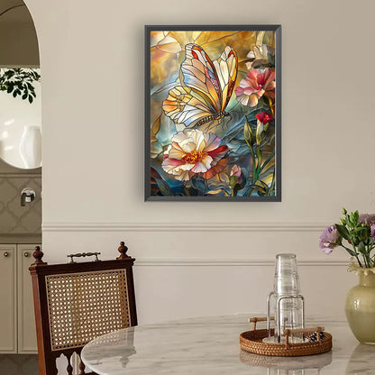 Butterfly - Full Round Drill Diamond Painting 30*40CM