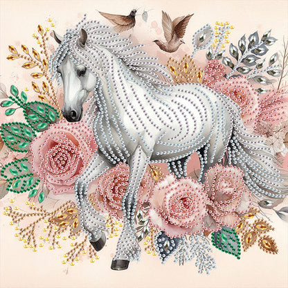 Horse - Special Shaped Drill Diamond Painting 30*30CM