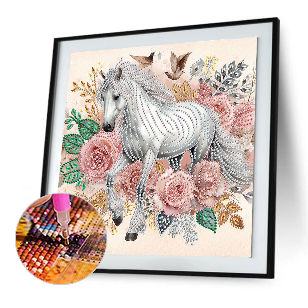 Horse - Special Shaped Drill Diamond Painting 30*30CM
