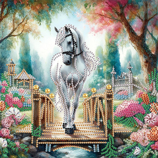 Horse - Special Shaped Drill Diamond Painting 30*30CM