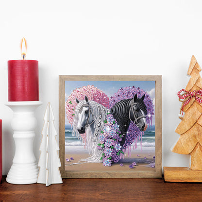 Horse - Special Shaped Drill Diamond Painting 30*30CM