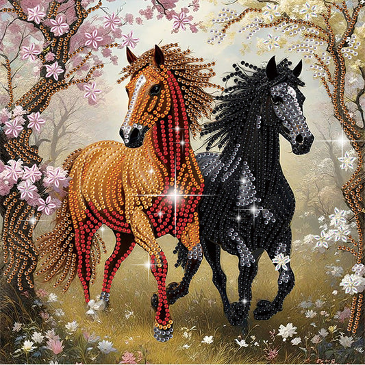 Horse - Special Shaped Drill Diamond Painting 30*30CM
