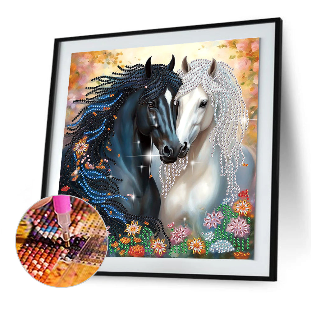 Horse - Special Shaped Drill Diamond Painting 30*30CM