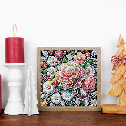 Flower In A Bouquet - Special Shaped Drill Diamond Painting 30*30CM
