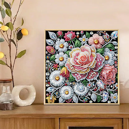Flower In A Bouquet - Special Shaped Drill Diamond Painting 30*30CM