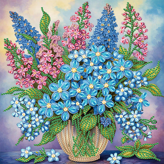Flower In A Bouquet - Special Shaped Drill Diamond Painting 30*30CM