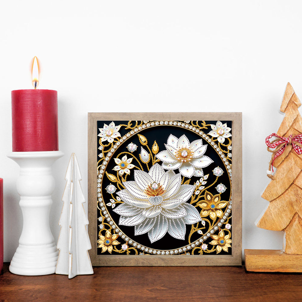 Flower In A Bouquet - Special Shaped Drill Diamond Painting 30*30CM
