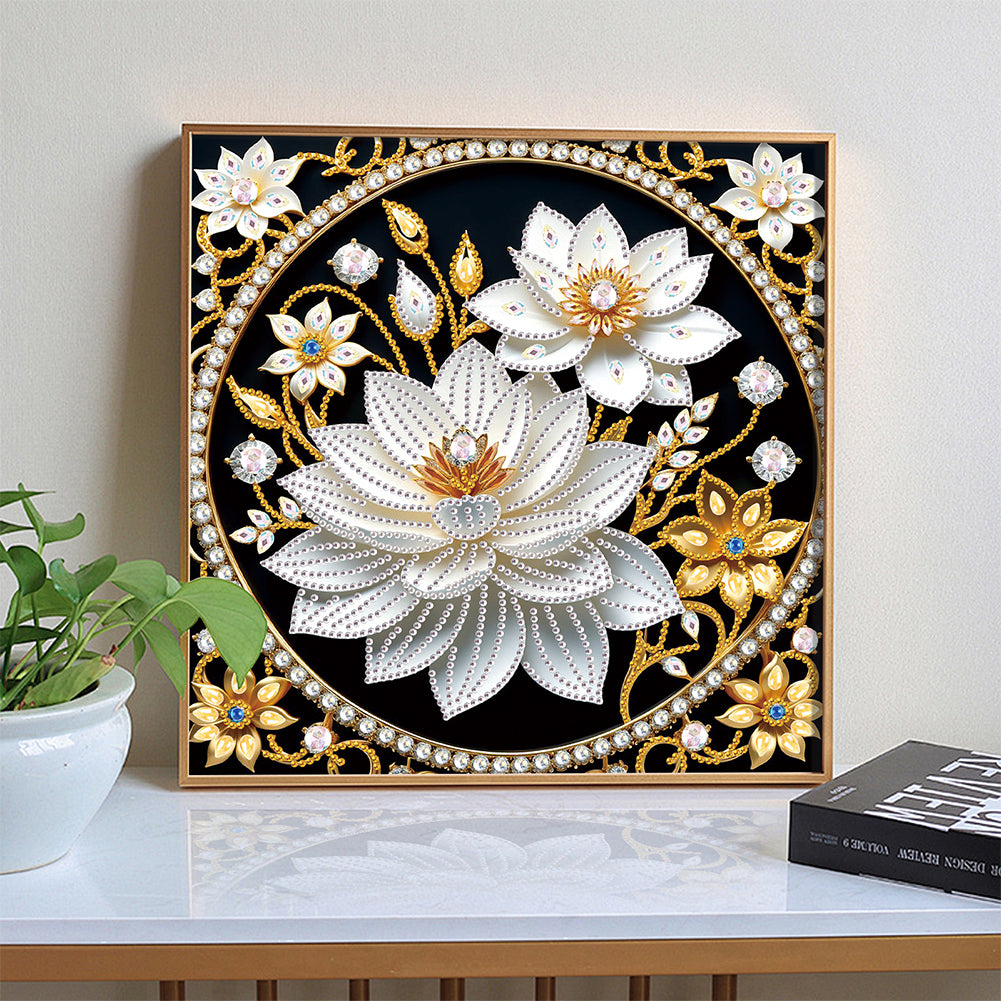 Flower In A Bouquet - Special Shaped Drill Diamond Painting 30*30CM