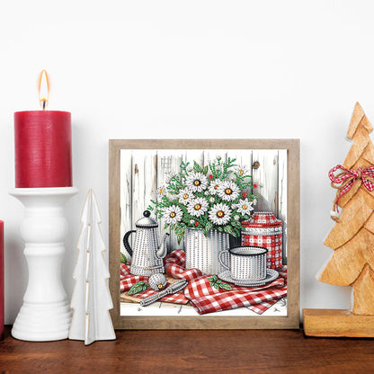 Flower In A Bouquet - Special Shaped Drill Diamond Painting 30*30CM