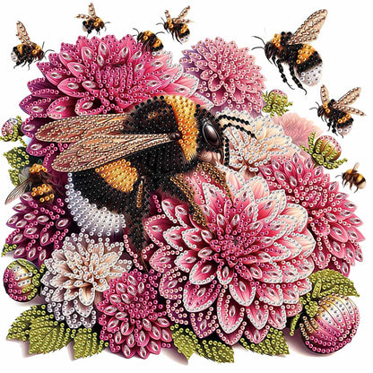 Flower In A Bouquet - Special Shaped Drill Diamond Painting 30*30CM