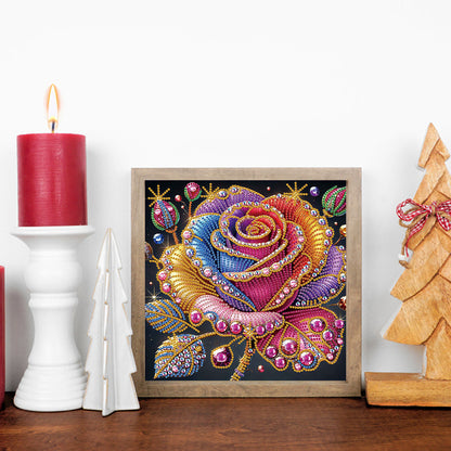 Flower In A Bouquet - Special Shaped Drill Diamond Painting 30*30CM