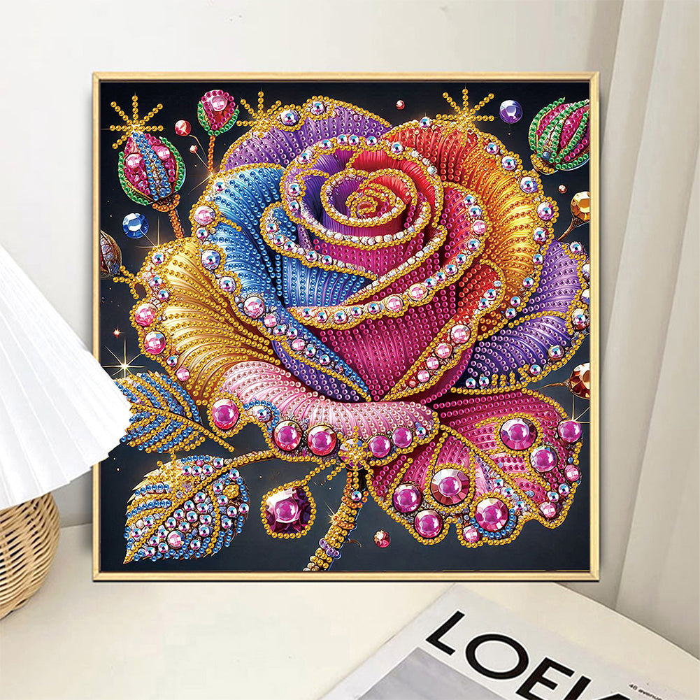Flower In A Bouquet - Special Shaped Drill Diamond Painting 30*30CM