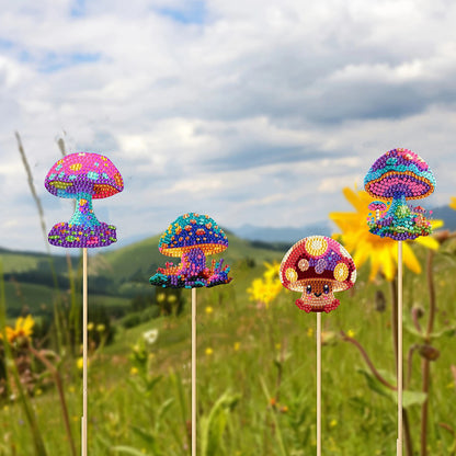 6Pcs Animal Stakes Diamond Painting Kits DIY Diamond Art Kits for Beginners