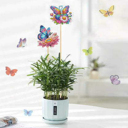 6Pcs Animal Stakes Diamond Painting Kits DIY Diamond Art Kits for Beginners