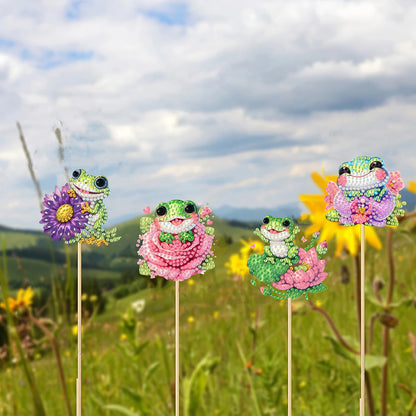 6Pcs Animal Stakes Diamond Painting Kits DIY Diamond Art Kits for Beginners