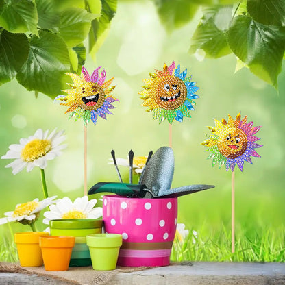 6Pcs Animal Stakes Diamond Painting Kits DIY Diamond Art Kits for Beginners