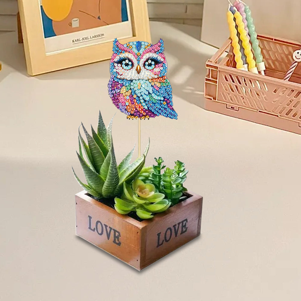 6Pcs Animal Stakes Diamond Painting Kits DIY Diamond Art Kits for Beginners