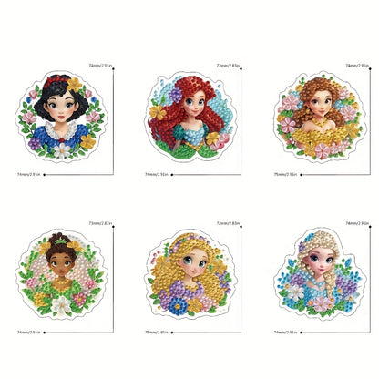 Double Sided Special Shape Animals Diamond Art Craft Keychain for Party Supplies