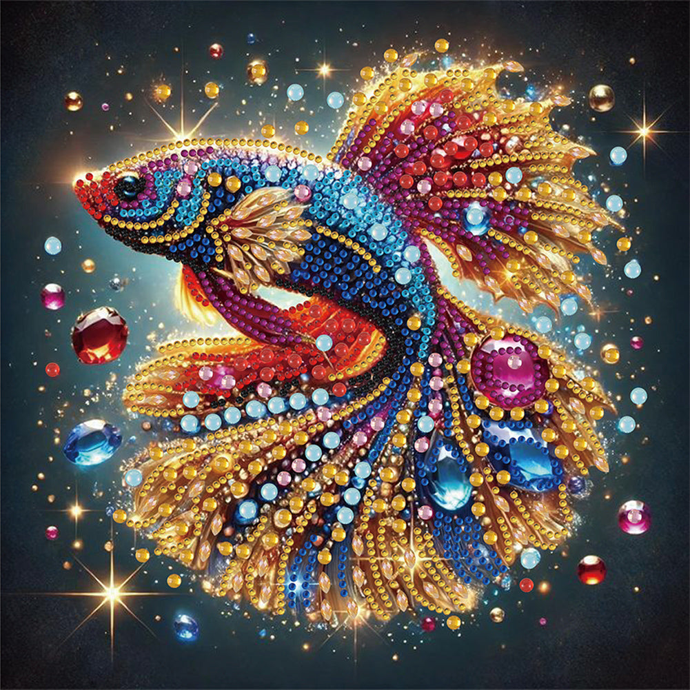 Fish - Special Shaped Drill Diamond Painting 30*30CM