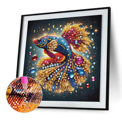 Fish - Special Shaped Drill Diamond Painting 30*30CM