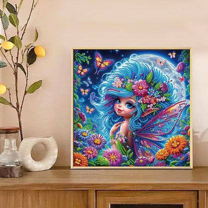 Butterfly Elf - Special Shaped Drill Diamond Painting 30*30CM