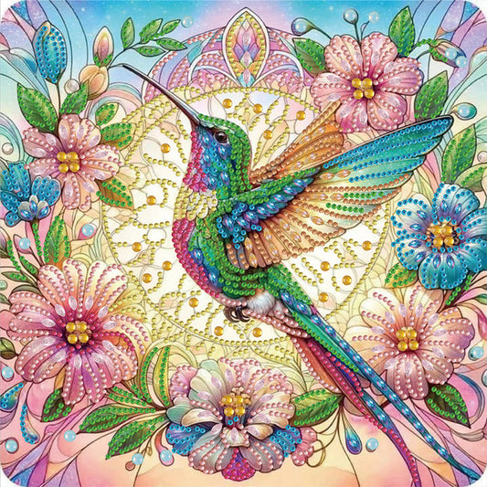 Hummingbird - Special Shaped Drill Diamond Painting 30*30CM