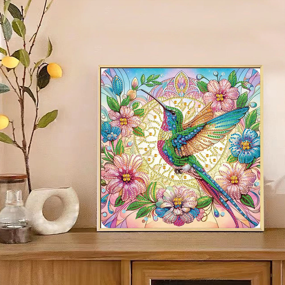 Hummingbird - Special Shaped Drill Diamond Painting 30*30CM
