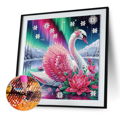 Swan - Special Shaped Drill Diamond Painting 30*30CM