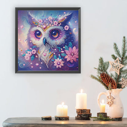Owl - Special Shaped Drill Diamond Painting 30*30CM