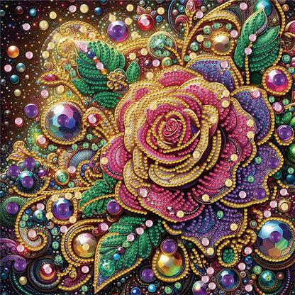 Rose - Special Shaped Drill Diamond Painting 30*30CM