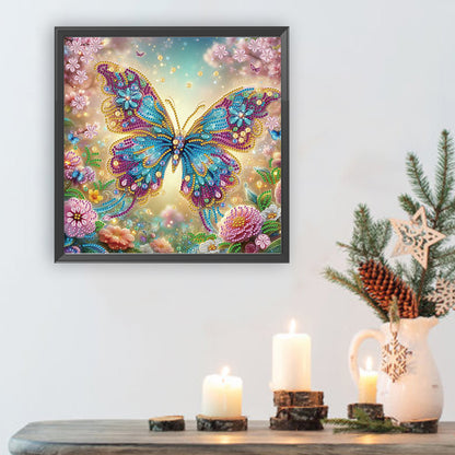 Butterfly - Special Shaped Drill Diamond Painting 30*30CM