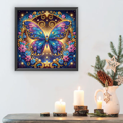Butterfly - Special Shaped Drill Diamond Painting 30*30CM