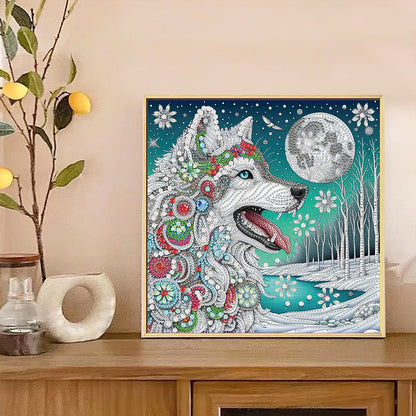 Wolf - Special Shaped Drill Diamond Painting 30*30CM