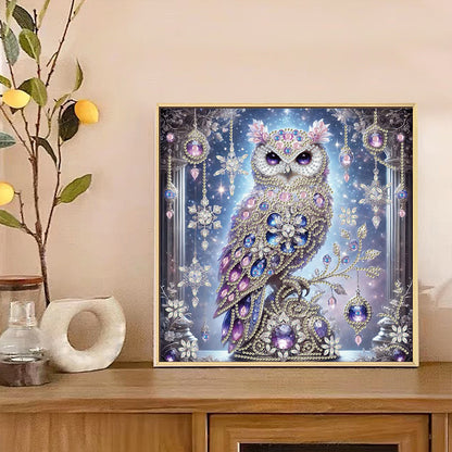 Owl - Special Shaped Drill Diamond Painting 30*30CM