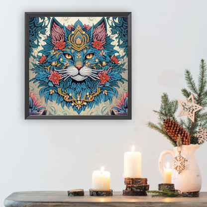 Cat - Special Shaped Drill Diamond Painting 30*30CM