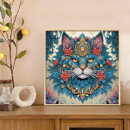 Cat - Special Shaped Drill Diamond Painting 30*30CM