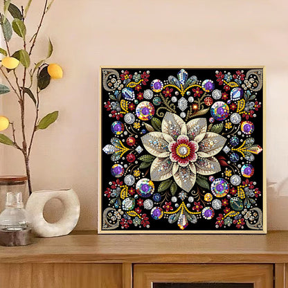Blooming Flower - Special Shaped Drill Diamond Painting 30*30CM