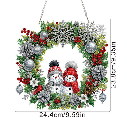 2D Flat Acrylic DIY Hanging Diamond Art Kits Special Shape Wall Door Decoration