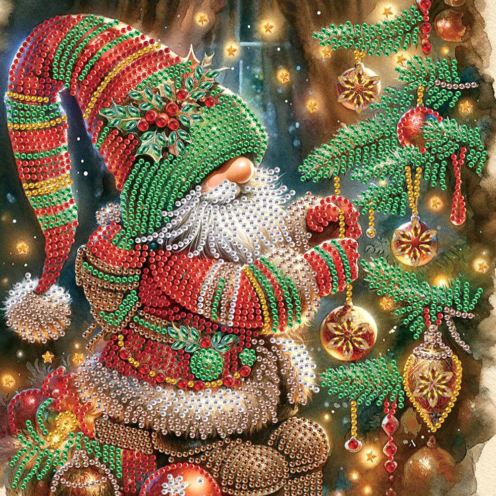 4 Pcs Christmas - Special Shaped Drill Diamond Painting 30*30CM
