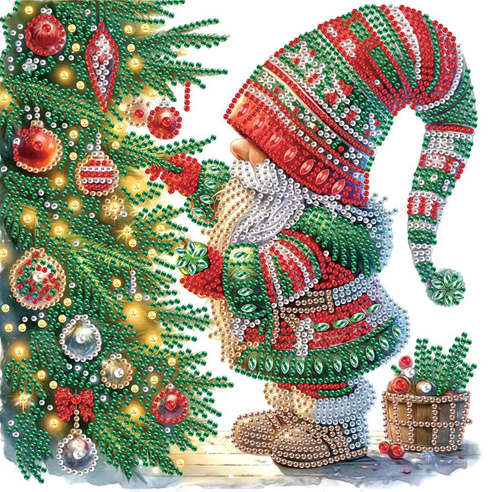 4 Pcs Christmas - Special Shaped Drill Diamond Painting 30*30CM