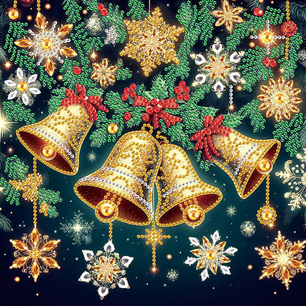4 Pcs Christmas - Special Shaped Drill Diamond Painting 30*30CM